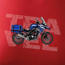 Cestovní enduro modré