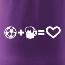 Míč, pivo, srdce