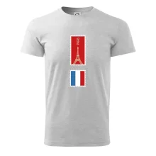 Paříž známka barevná