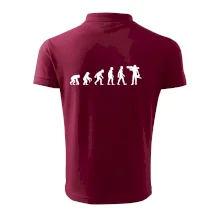 Evoluce dřevorubec - pila a kmen