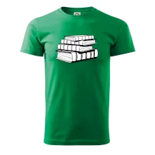 Knihy černobílé na sobě