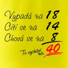 Vypadá, cítí se, chová se - 40 let Vypadá, cítí se, chová se - 40 let