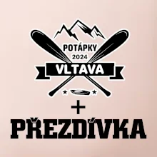 Na vodu - pádla hory (vlastní nápis)