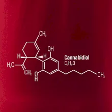 Molekulární struktura CBD (Canabidiol)