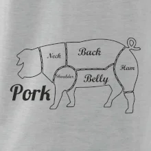 Prase nákres rozřezání