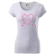 Svatba - kreslené srdce