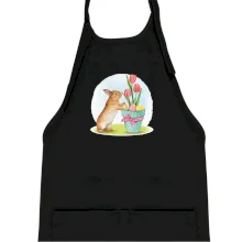 Velikonoční zajíček tulipány