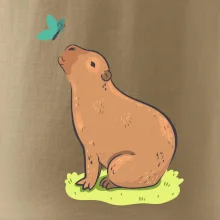 Kapybara a motýlek