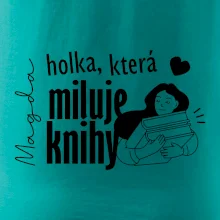Černobílá holka, která miluje knihy - Vaše jméno