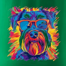 Knírač barevný styl 70s