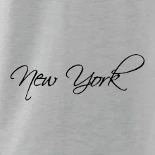 New York nápis psacím