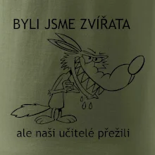 Školní triko - Zvířata