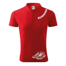 Running nápis šikmo