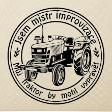 Mistr improvizace starý traktor