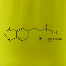 Molekulární struktura MDMA Extáze