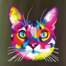 Kočka duhová hlava