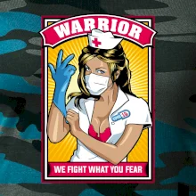 Corona Nurse warrior