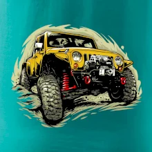 Žlutý offroad s navijákem