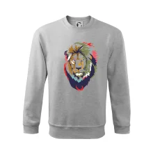 Hlava lva kreslená jednoduchá