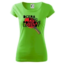 Dcera ping pongové legendy