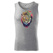 Hlava lva kreslená jednoduchá