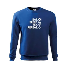 Eat sleep fly repeat - skoky na lyžích