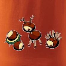 Kaštanová zvířátka - v řadě