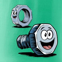 Parové triko - Šroub a matka