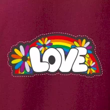 Love s duhou v pozadí