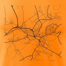 Mapy měst černobílé Turnov