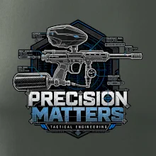 Technický nákres precision matters paintball