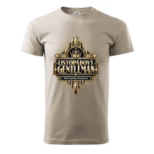 Listopadový gentleman zlatý art deco motiv