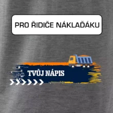 Stavba - vlastní nápis - náklaďák