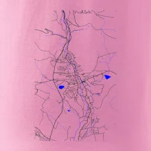 Vrchlabí - Mapa s vodními toky