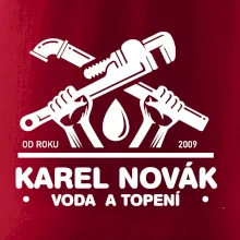 Instalatér - Překřížené klíče vlastní nápis