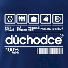 Čárový kód důchodce