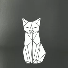 Origami kočka zepředu