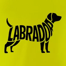 Labrador nápis v těle