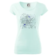 Plzeň mapa s vodními toky