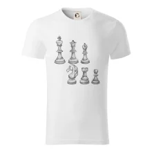 Šachové figurky kreslené