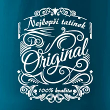 Vintage nejlepší tatínek 100% kvalita