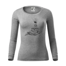 Čtenář - ruka kreslená