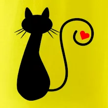 Zamilovaná kočka ocásek