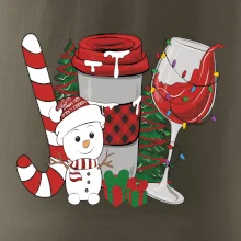 Vánoce, víno a sněhulák