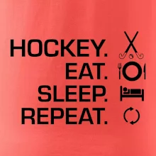 Pozemní hokej eat sleep repeat
