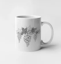 Vinné hrozny šedé