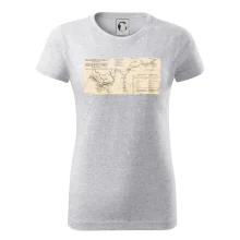 Mapa Báňské dráhy z Moravské Ostravy do Doubravy