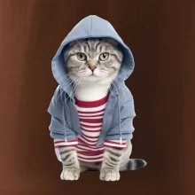 Kočka v pruhovaném triku