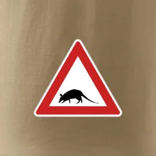 Dopravní značka - krysa Dopravní značka - krysa