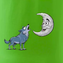 Parové triko - Vlk a měsíc